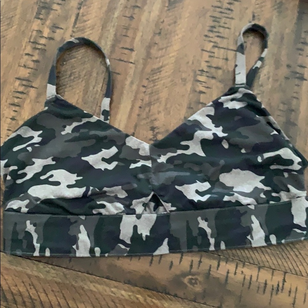 Fabletics Camo Sports Bra
